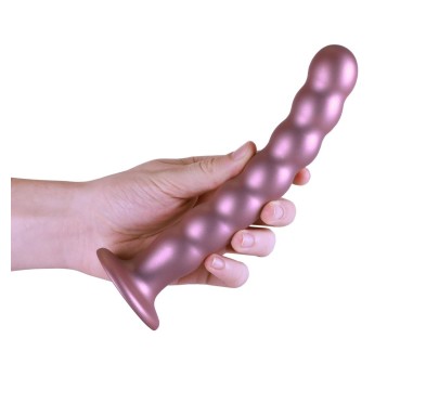 Beaded G-Spot Dildo - 8'' / 20,5 cm - Rose Gold